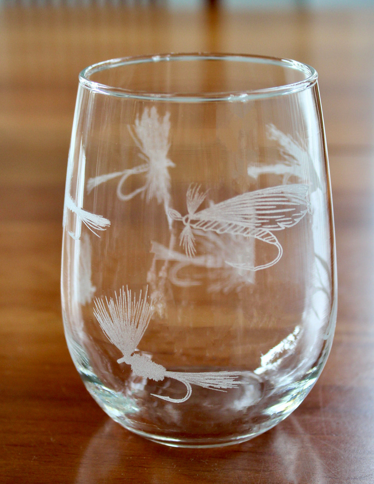 Fly Fishing Laser Engraved Glasses