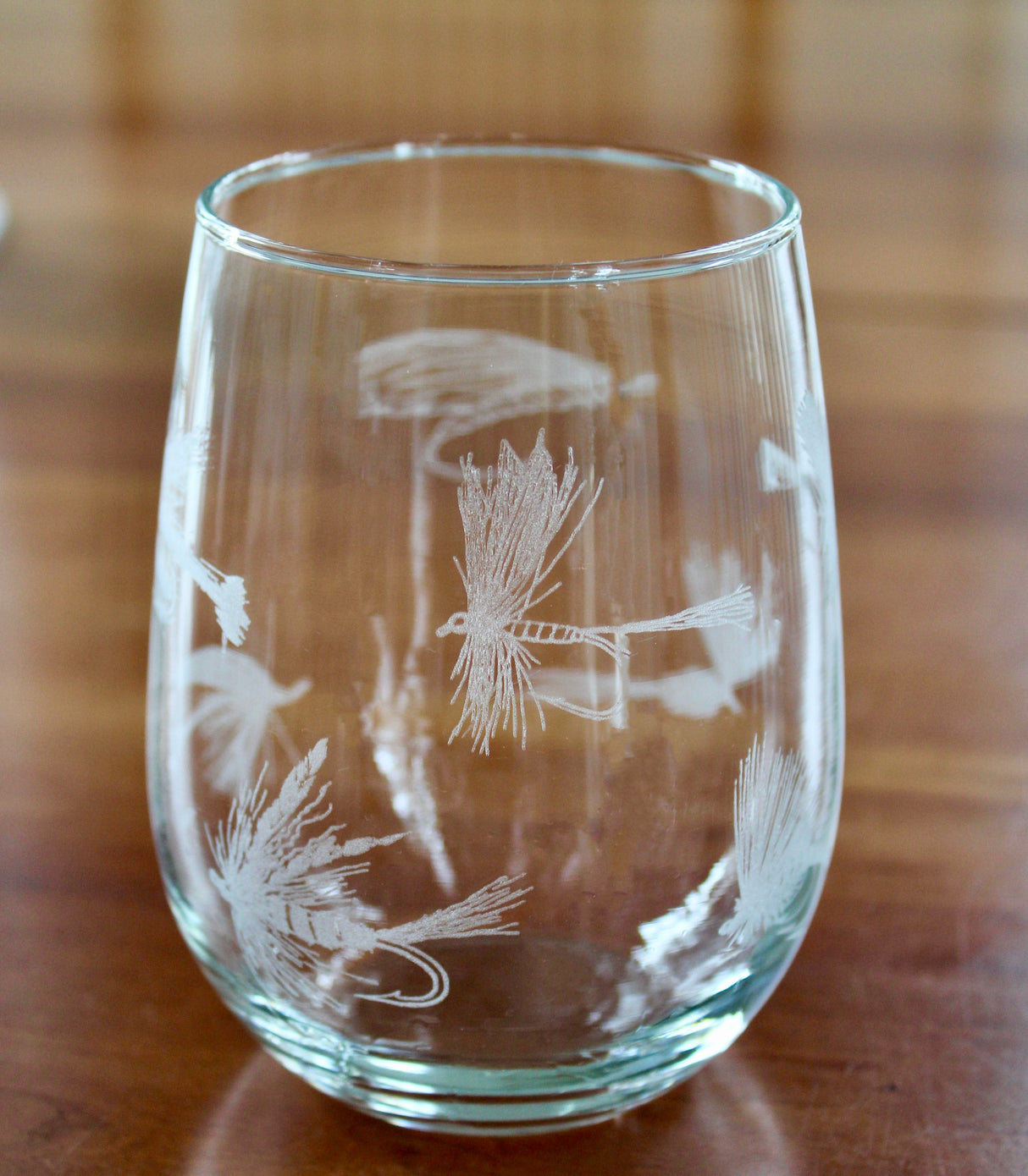 Fly Fishing Laser Engraved Glasses
