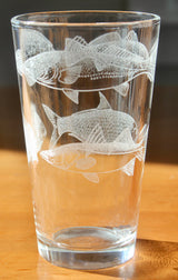 Gulf Coast Slam Fish Collection - Laser Engraved Glasses - Gift for Fisherman