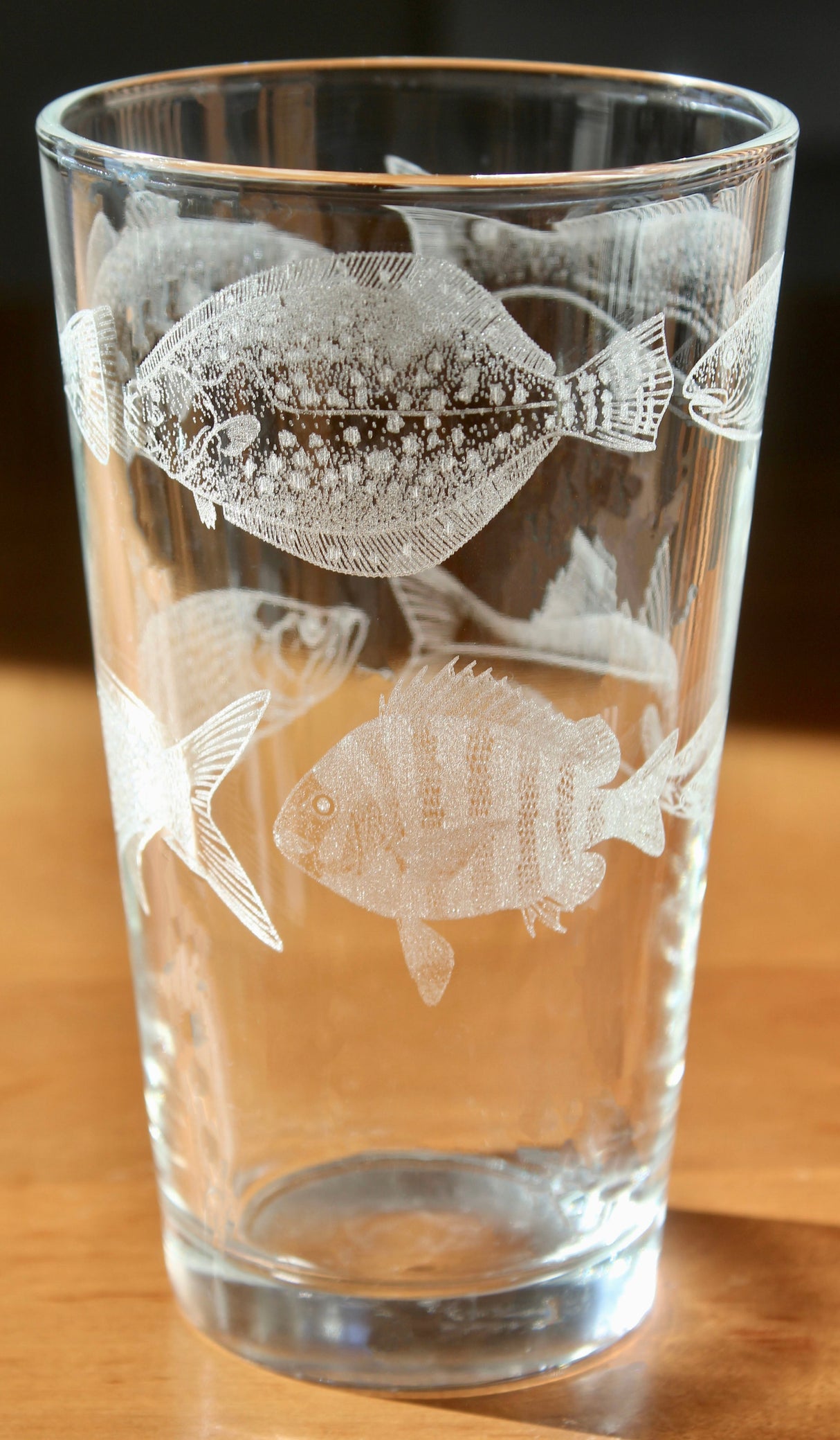 Gulf Coast Slam Fish Collection - Laser Engraved Glasses - Gift for Fisherman
