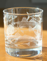 Gulf Coast Slam Fish Collection - Laser Engraved Glasses - Gift for Fisherman