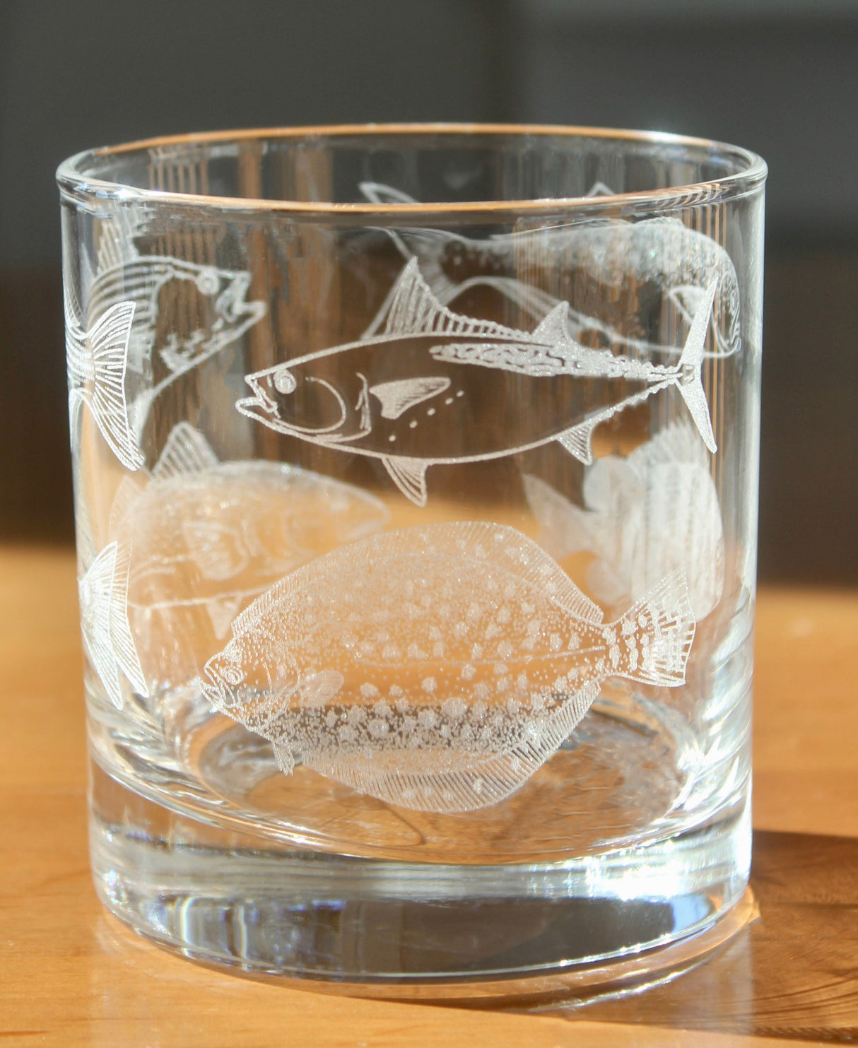 Gulf Coast Slam Fish Collection - Laser Engraved Glasses - Gift for Fisherman