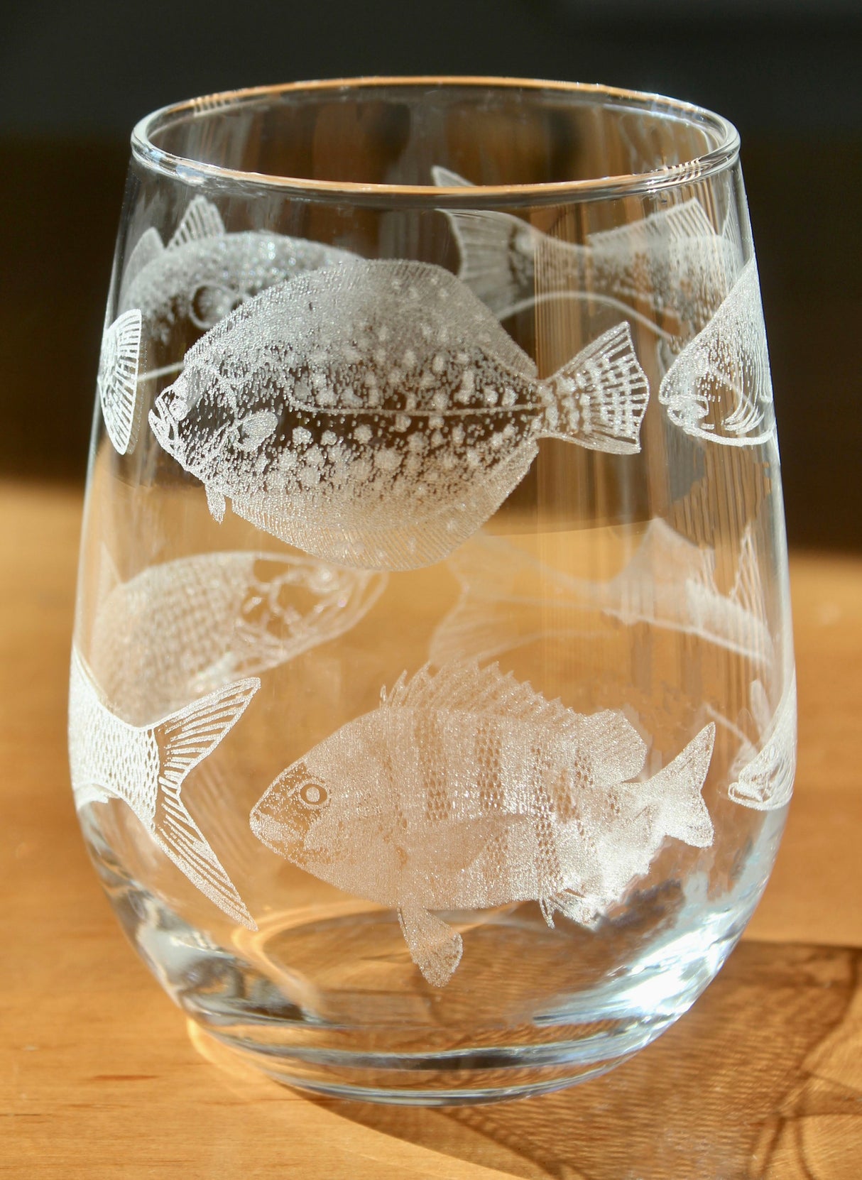 Gulf Coast Slam Fish Collection - Laser Engraved Glasses - Gift for Fisherman