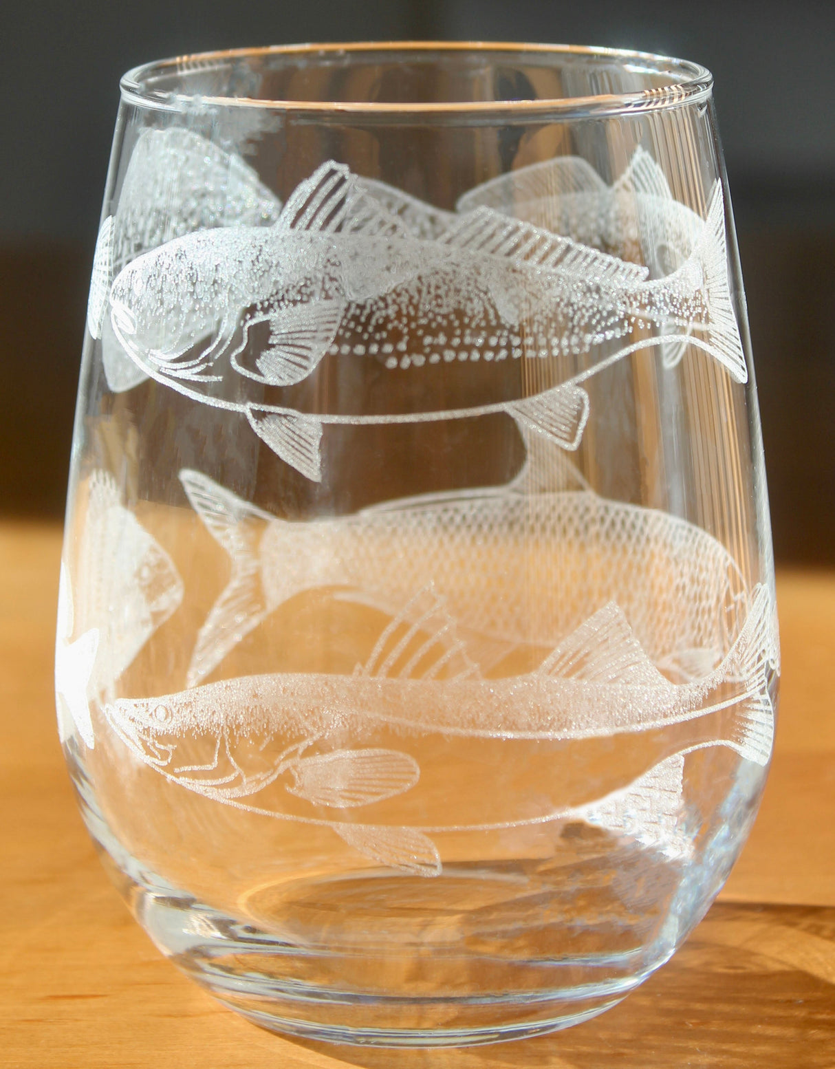 Gulf Coast Slam Fish Collection - Laser Engraved Glasses - Gift for Fisherman