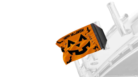 Happy Halloween 12"x18" Forever Wave Flag for Boats
