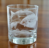 Bayou Inshore Slam - Fish Collection Laser Engraved Glasses - Gift for Fisherman