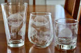 Bayou Inshore Slam - Fish Collection Laser Engraved Glasses - Gift for Fisherman