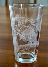 Bayou Inshore Slam - Fish Collection Laser Engraved Glasses - Gift for Fisherman