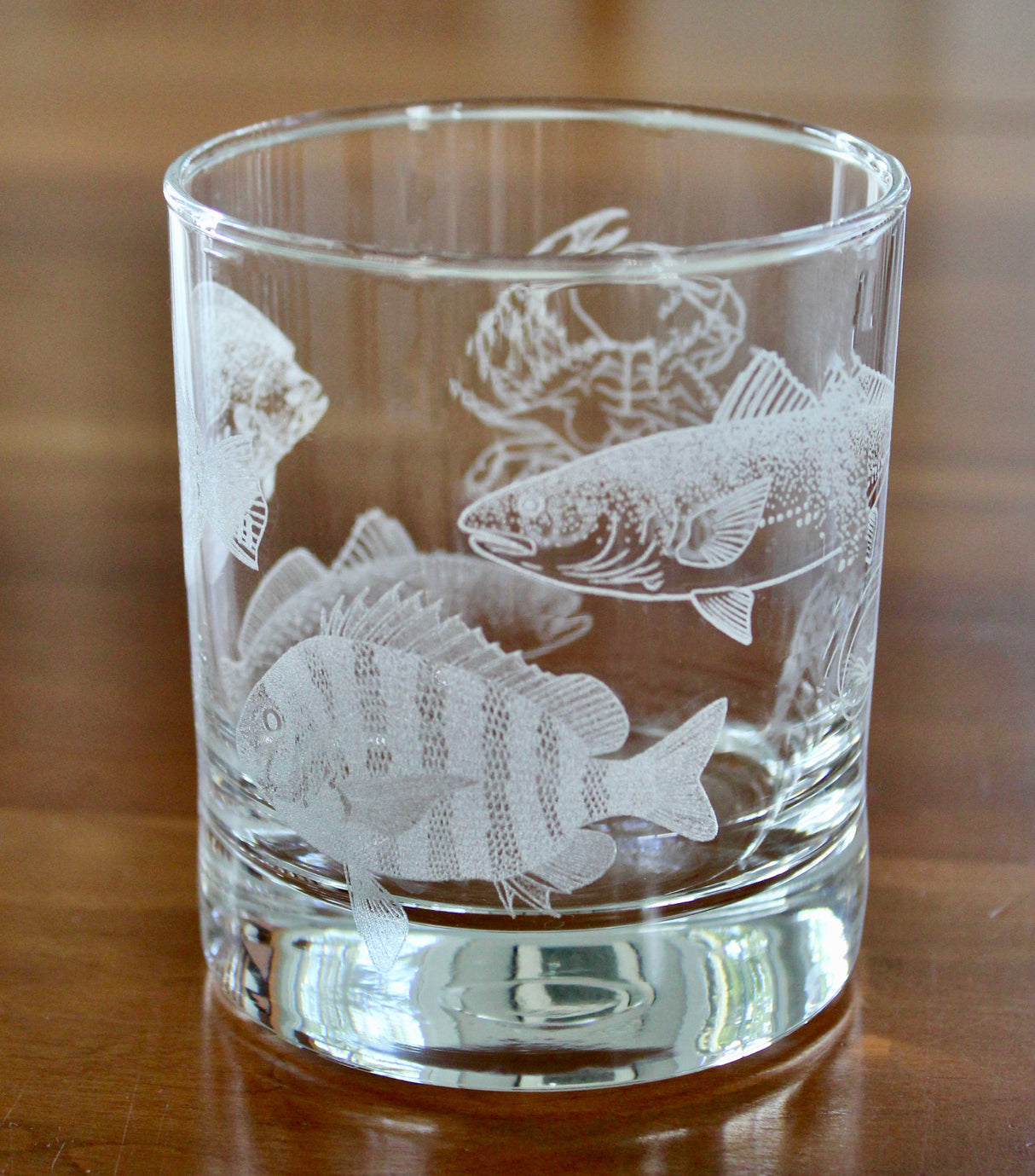 Low Country Inshore Slam - Fish Collection - Laser Engraved Glasses