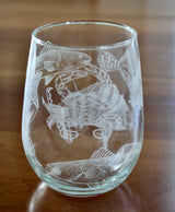 Low Country Inshore Slam - Fish Collection - Laser Engraved Glasses