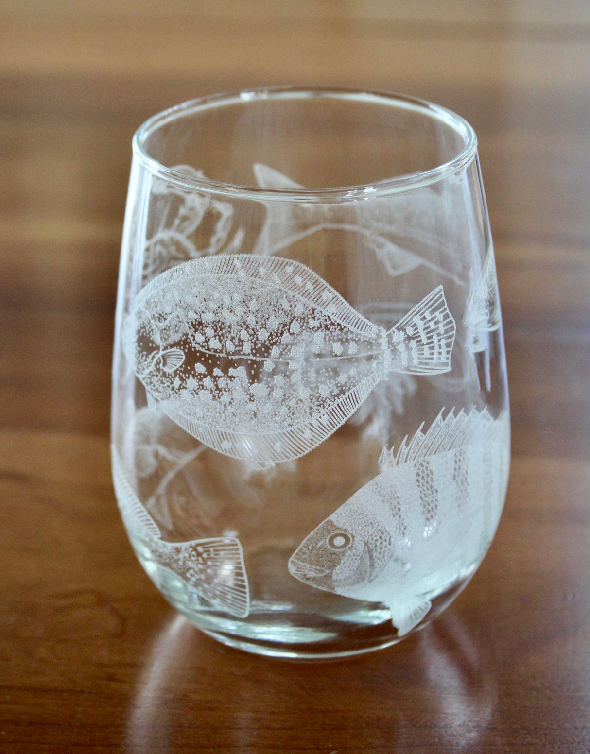 Low Country Inshore Slam - Fish Collection - Laser Engraved Glasses