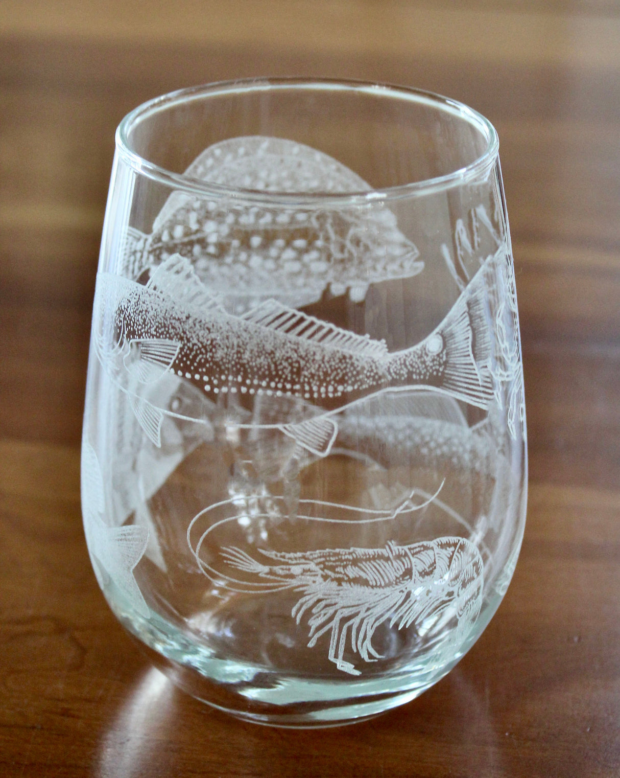 Bayou Inshore Slam - Fish Collection Laser Engraved Glasses - Gift for Fisherman