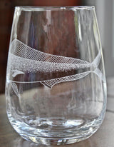 Dolphinfish (Mahi-Mahi) Laser Engraved Glasses