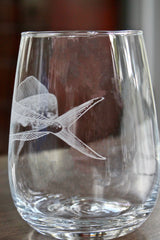 Dolphinfish (Mahi-Mahi) Laser Engraved Glasses