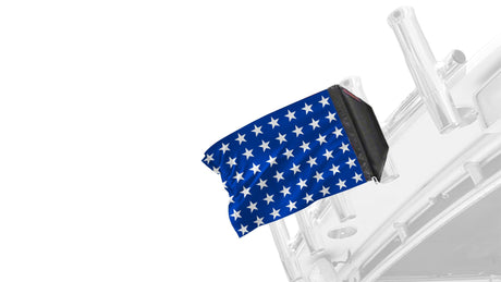 Naval Jack 12"x18" Forever Wave Flag for Boats