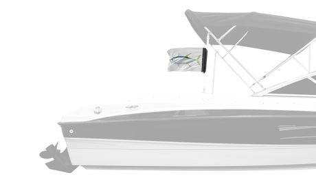 Tuna 12"x18" Forever Wave Flag for Boats