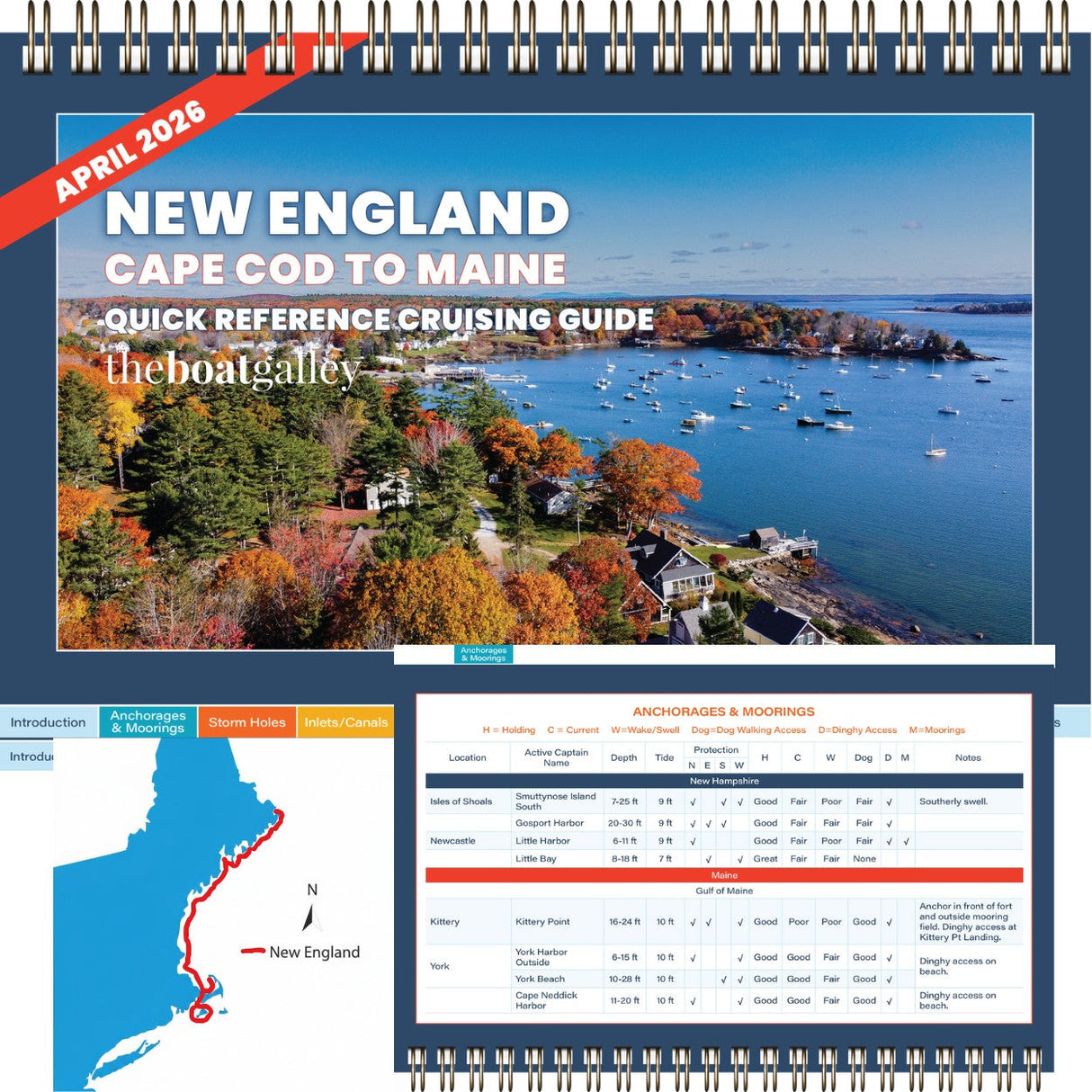 Maine and New England Quick Reference Cruising Guide