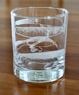 Lure Collection Laser Engraved Glasses - Fishing Plugs - Fisherman Gift