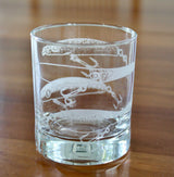 Lure Collection Laser Engraved Glasses - Fishing Plugs - Fisherman Gift