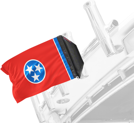 State Flag Tennessee 12"x18" Forever Wave Flag for Boats