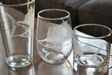 Sailfish Laser Engraved Glasses