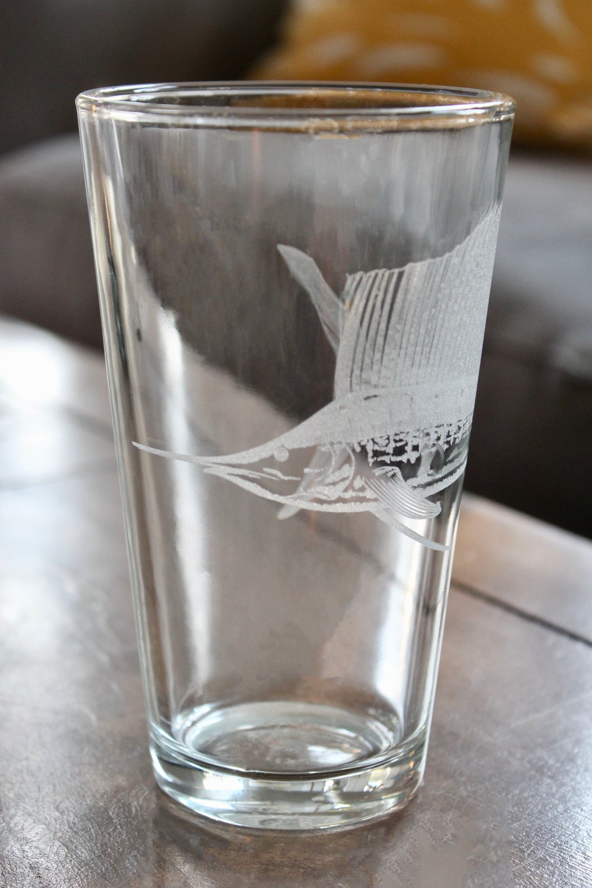 Sailfish Laser Engraved Glasses