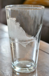 Sailfish Laser Engraved Glasses