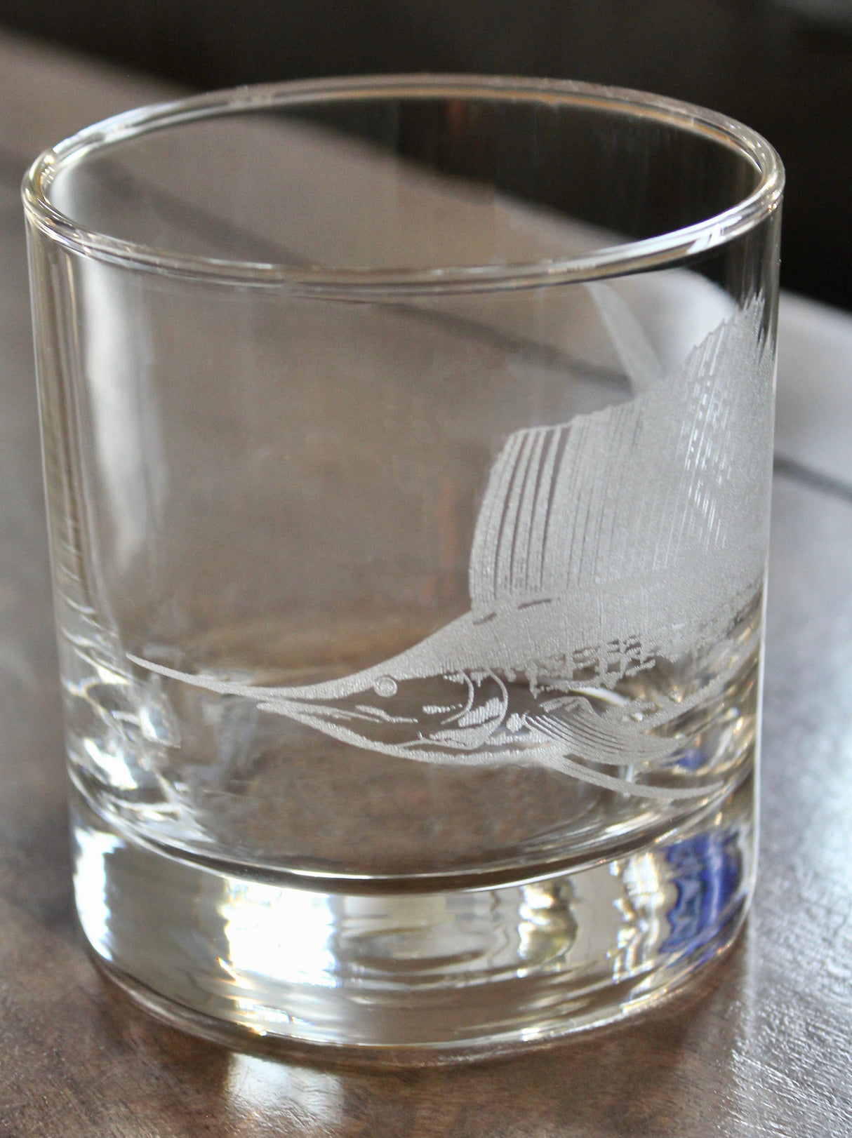 Sailfish Laser Engraved Glasses