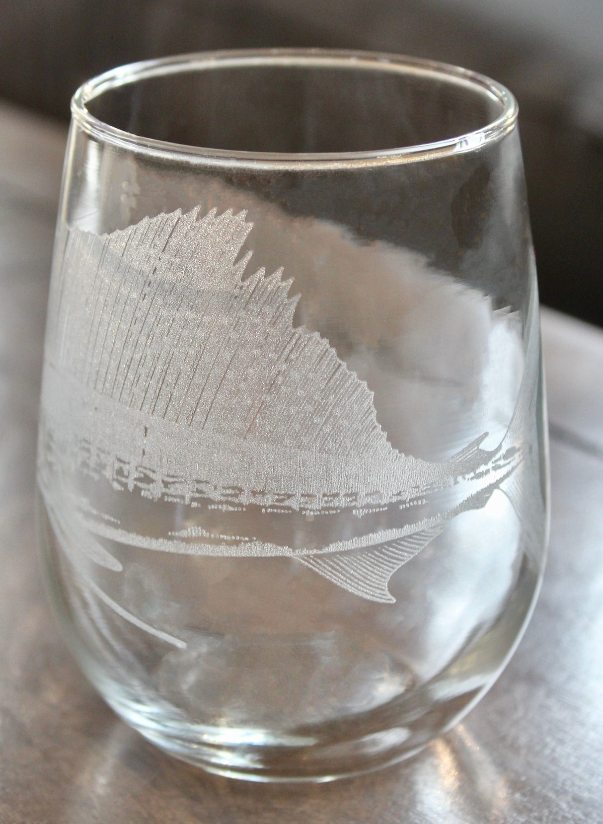 Sailfish Laser Engraved Glasses