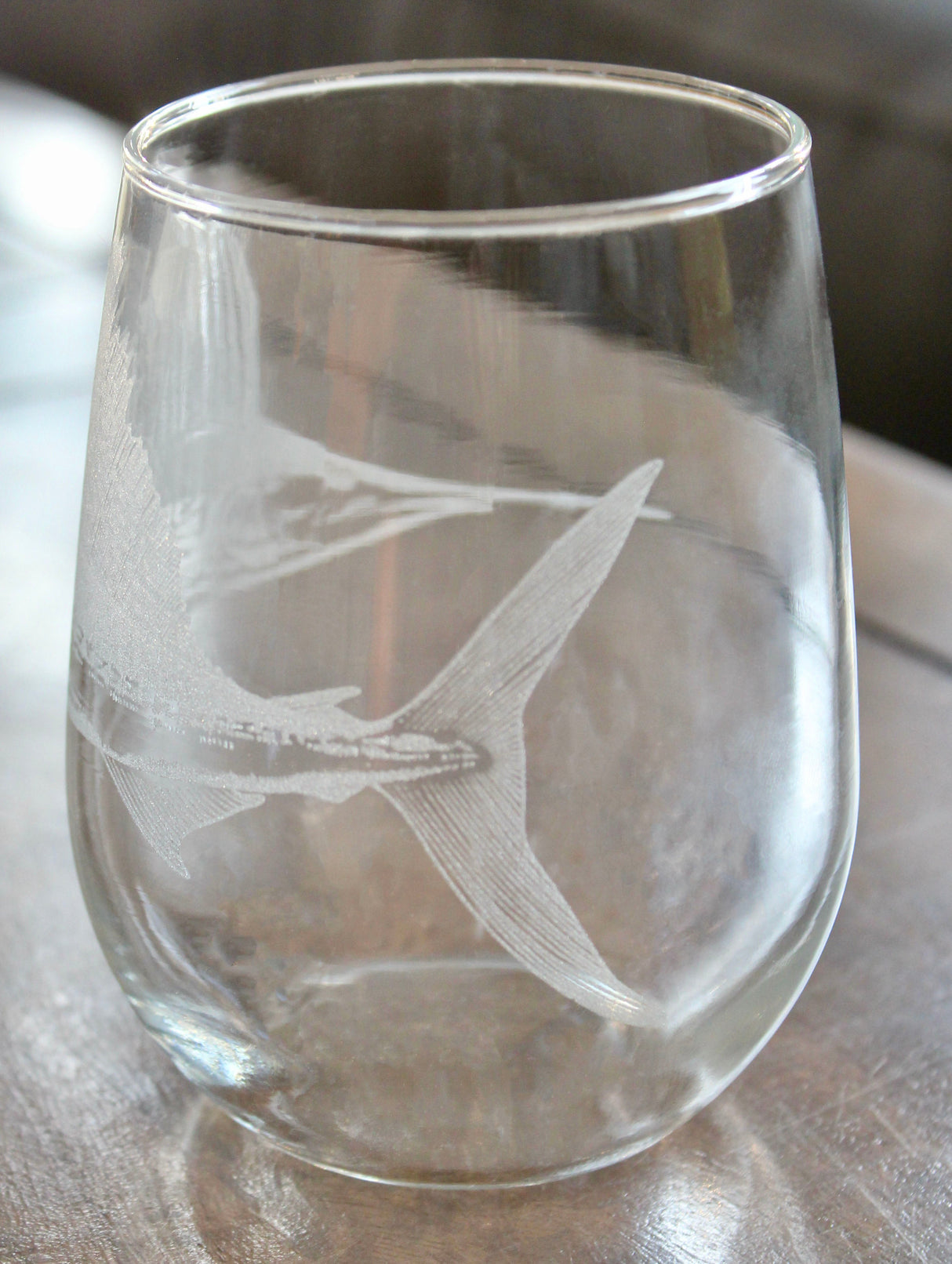 Sailfish Laser Engraved Glasses