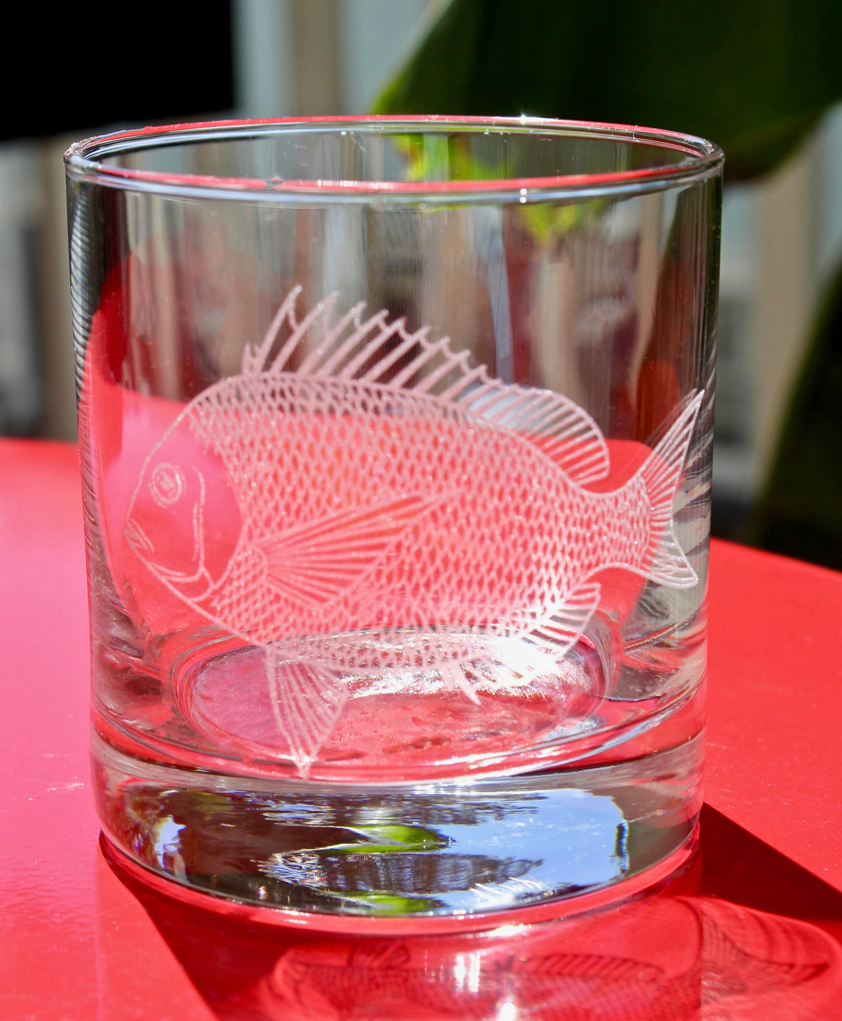 Scup (Porgy) Fish Laser Engraved Glasses