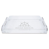 Engraved Acrylic Serving Tray with Helm