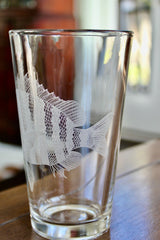 Sheepshead Laser Engraved Glasses - Inshore Fishing Gift