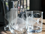 Triggerfish Laser Engraved Glasses