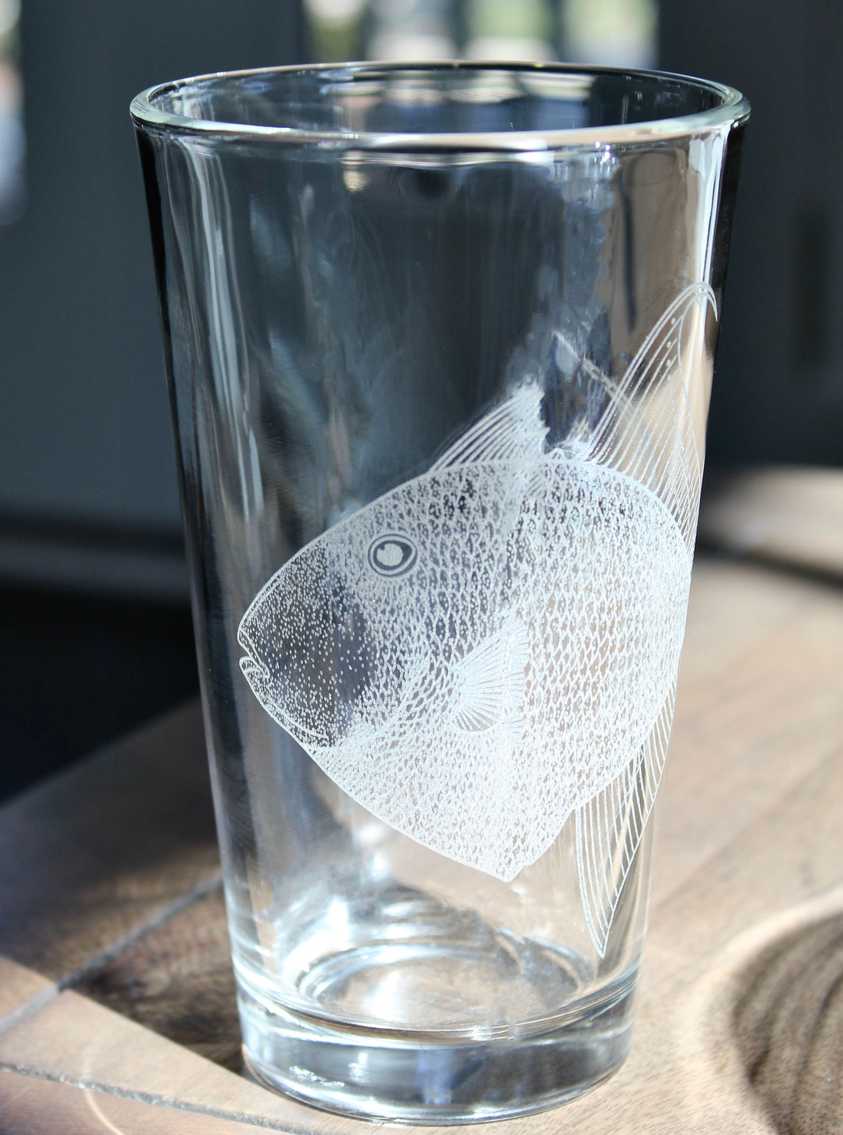 Triggerfish Laser Engraved Glasses