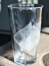 Triggerfish Laser Engraved Glasses