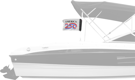 America 250 12"x18" Forever Wave Flag for Boats