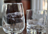 Bluefish Laser Engraved Glasses