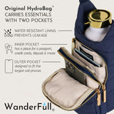 Navy Canvas HydroBag® with Anchor Embroidery