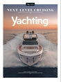 Magazine cover featuring a yacht on the water with 'Yachting' branding.